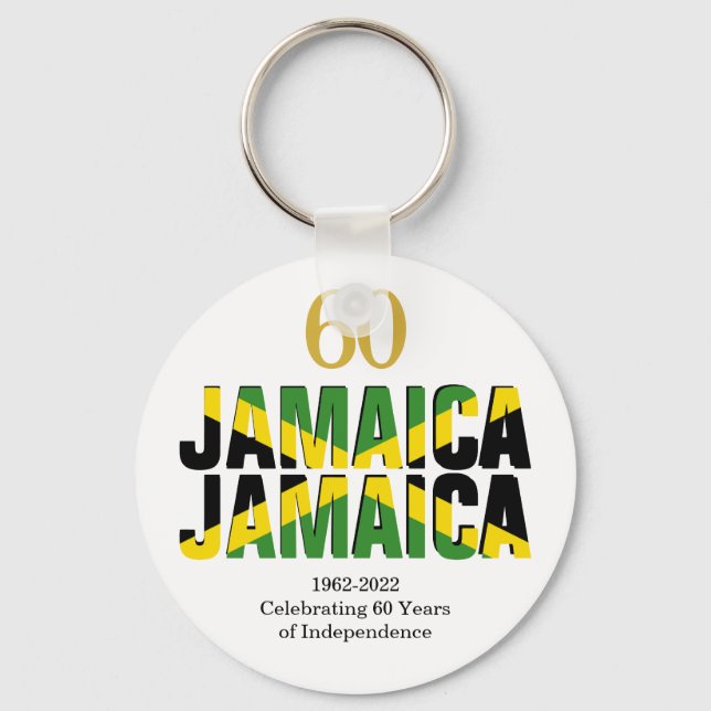 JAMAICA 60th Anniversary Independence Key Ring (Front)