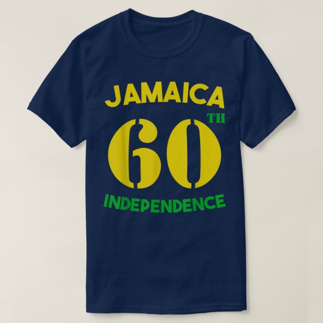 Jamaica 60th Celebration Independence Day 2022 Jam T-Shirt (Design Front)