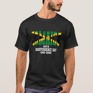 Jamaica 60th Independence Day Flag Jamaican T-Shirt