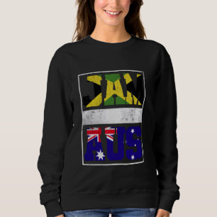 Jamaica and Australia Mix Heritage Jamaican Austra Sweatshirt