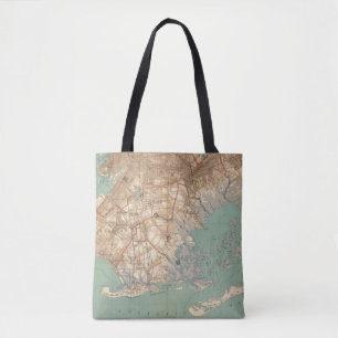 Jamaica Bay and Brooklyn Tote Bag