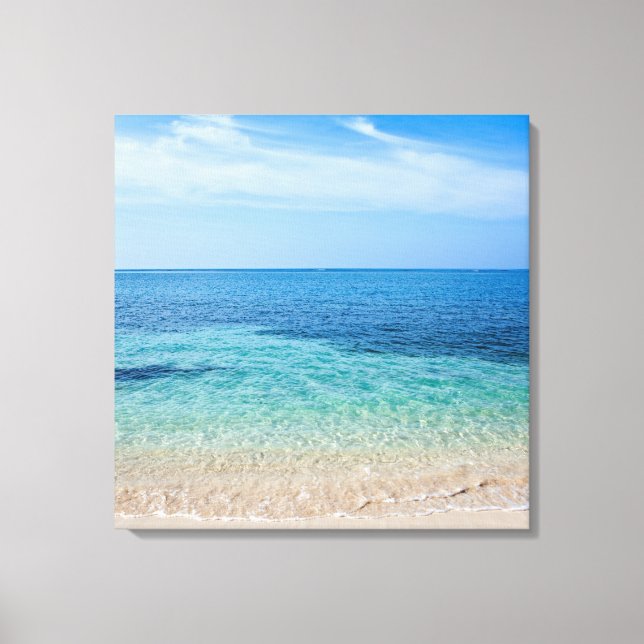 Jamaica Beach Canvas Print (Front)