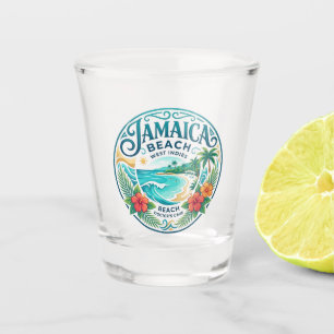 Jamaica Beach Shot Glass