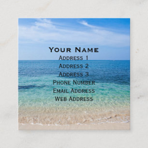 Jamaica Beach Square Business Card