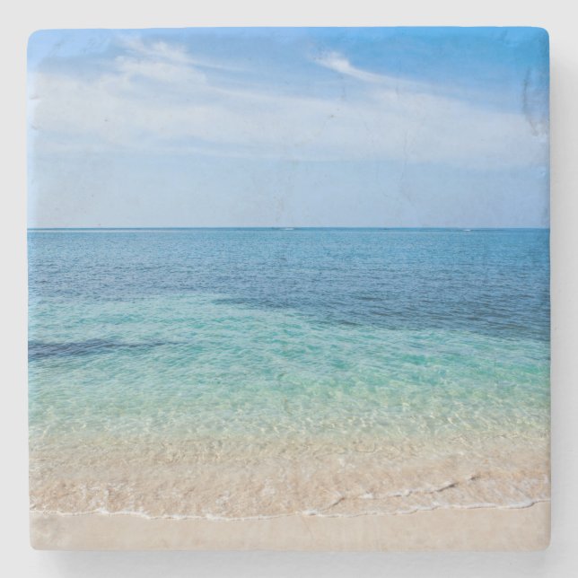 Jamaica Beach Stone Coaster (Front)