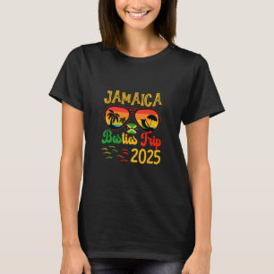 Jamaica Besties Trip 2025 Best Friend Vacation Jam T-Shirt