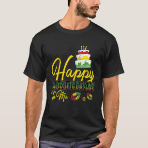Jamaica Birthday Cake Happy Birthday To Me 2 T-Shirt