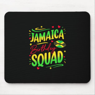 Jamaica Birthday Squad Girls Trip 2025 Women Vacat Mouse Mat