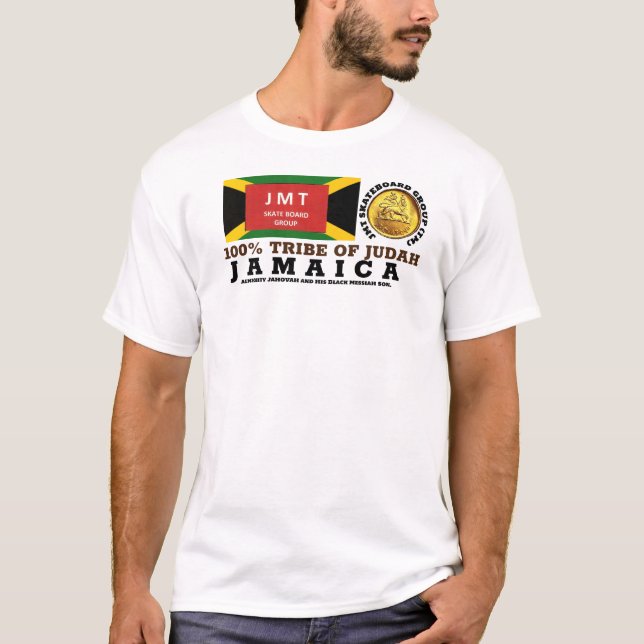 JAMAICA  /BLACK MESSAH /JAH Men's Basic T-Shirt (Front)