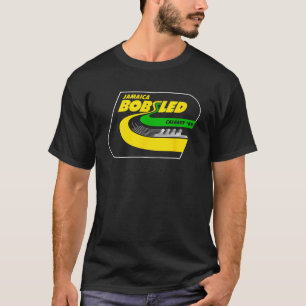 JAMAICA BOBSLED TEAM 1988 Jamaican Flag Retro Vint T-Shirt
