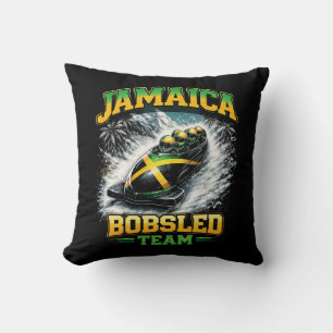Jamaica Bobsled Team Cushion