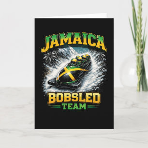 Jamaica Bobsled Team Holiday Card