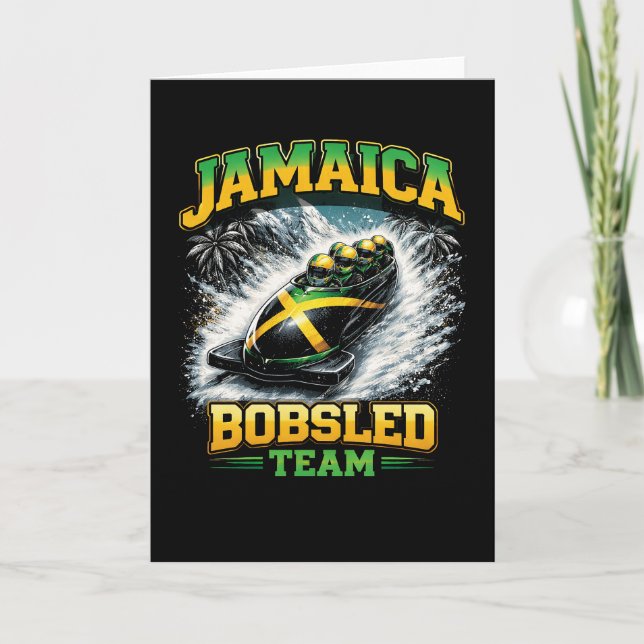 Jamaica Bobsled Team Holiday Card (Front)