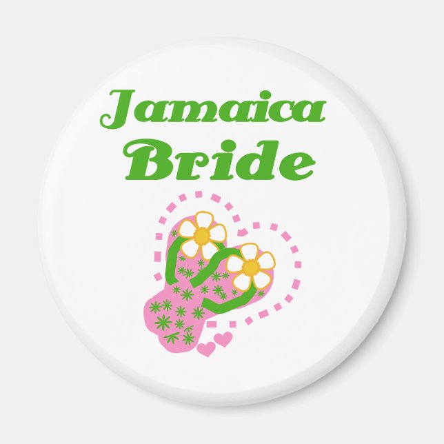 Jamaica Bride Magnet (Front)