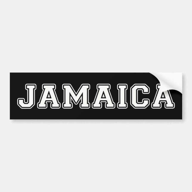 Jamaica Bumper Sticker (Front)