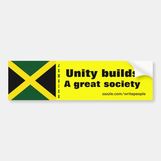 Jamaica Bumper Sticker (Front)