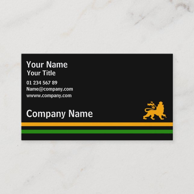 Jamaica Business Card (Front)
