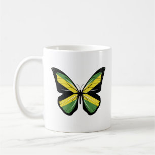 Jamaica Butterfly Flag Coffee Mug