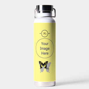 Jamaica Butterfly Shadow Monogram Water Bottle