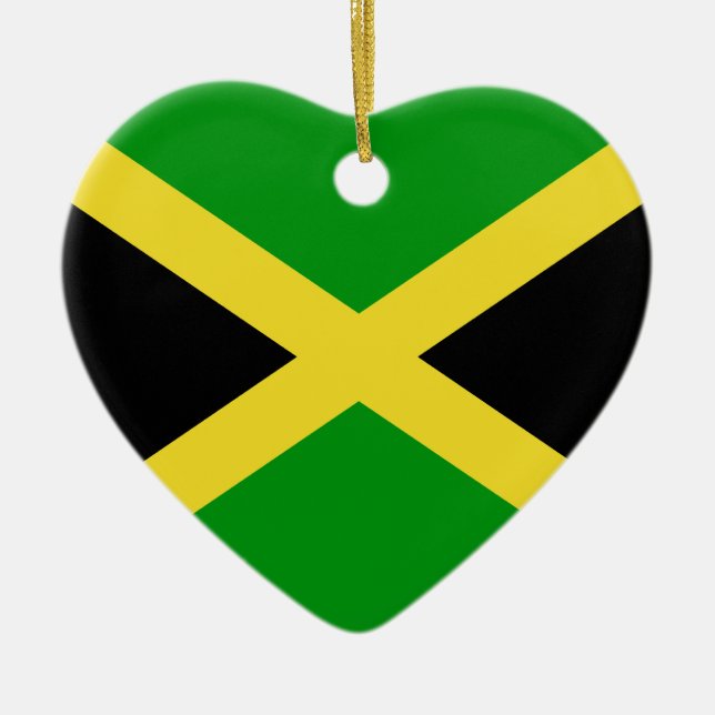 Jamaica Ceramic Tree Decoration (Front)