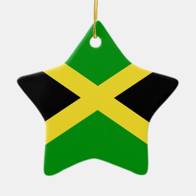 Jamaica Ceramic Tree Decoration (Front)
