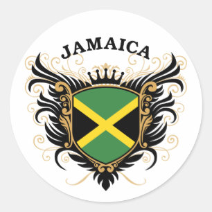 Jamaica Classic Round Sticker
