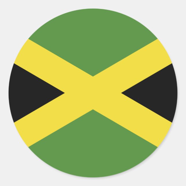 Jamaica Classic Round Sticker (Front)