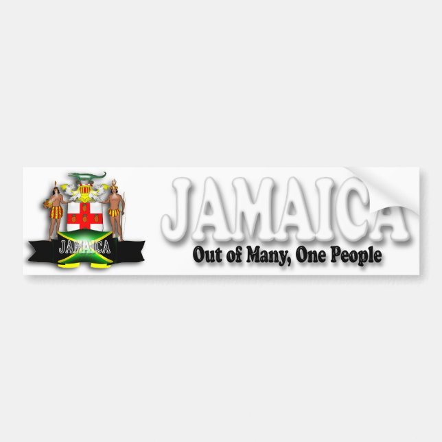 Jamaica Coat of Arms Bumper Sticker (Front)