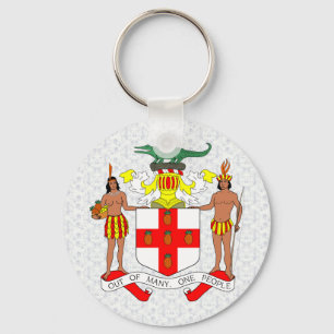 Jamaica Coat of Arms detail Key Ring