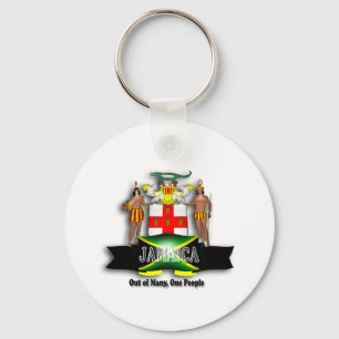 Jamaica Coat of Arms Keychain