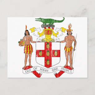 Jamaica Coat Of Arms Postcard