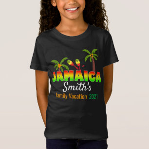 Jamaica Colourful Custom Matching Group Vacation T T-Shirt
