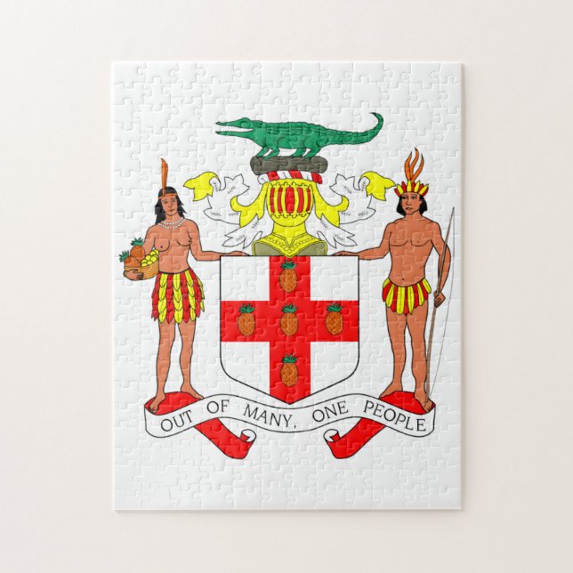 Jamaica Crest of Arms. Jigsaw Puzzle (Vertical)