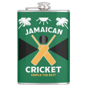 Jamaica Cricket Hip Flask