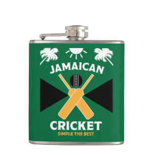 Jamaica Cricket Hip Flask