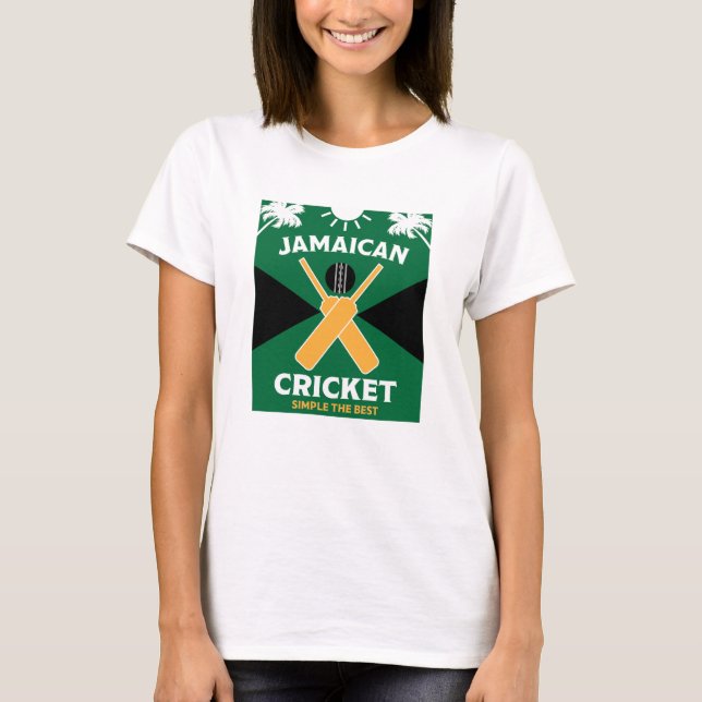 Jamaica Cricket T-Shirt (Front)
