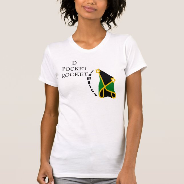 Jamaica "D POCKET ROCKET" Tshirt (Front)