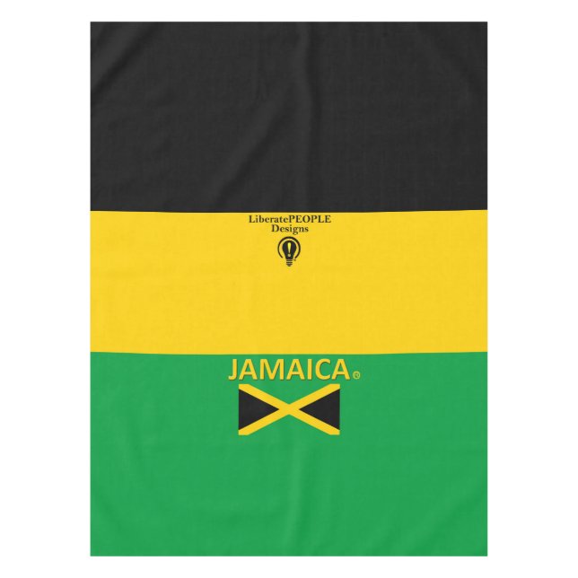 Jamaica Designer Tablecloth (Front)