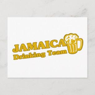 Jamaica Drinking Team Postcard