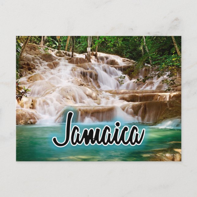 Jamaica Dunn's River Falls Postcard (Front)