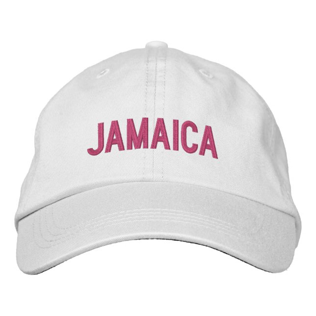 JAMAICA EMBROIDERED HAT (Front)