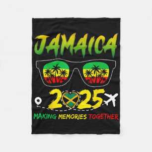 Jamaica Family Reunion 2025 Making Memories Vacati Fleece Blanket