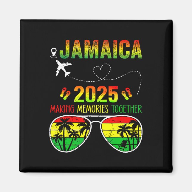 Jamaica Family Reunion 2025 Making Memories Vacati Magnet (Front)