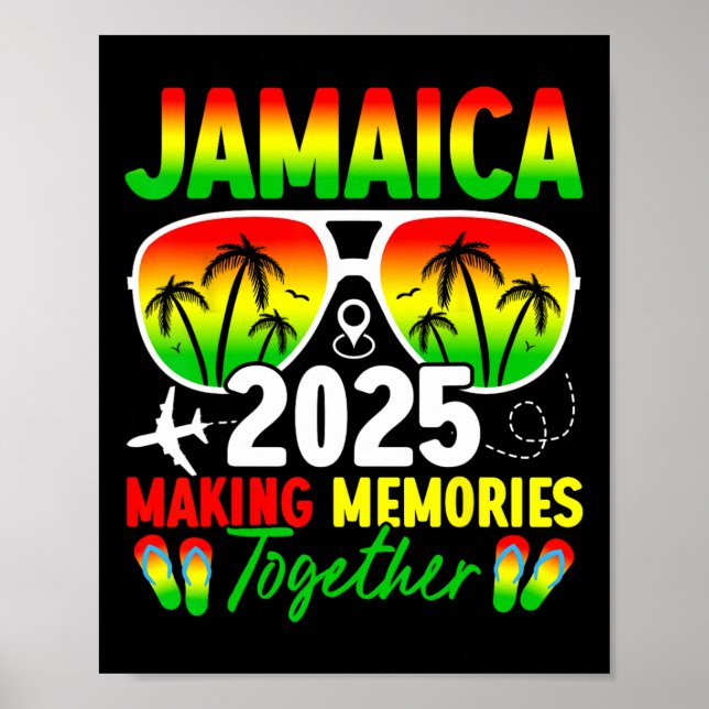 Jamaica Family Reunion 2025 Making Memories Vacati Poster (Front)