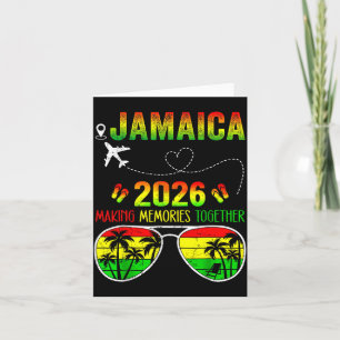 Jamaica Family Reunion 2026 Making Memories Card