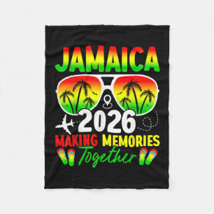 Jamaica Family Reunion 2026 Making Memories Vacati Fleece Blanket
