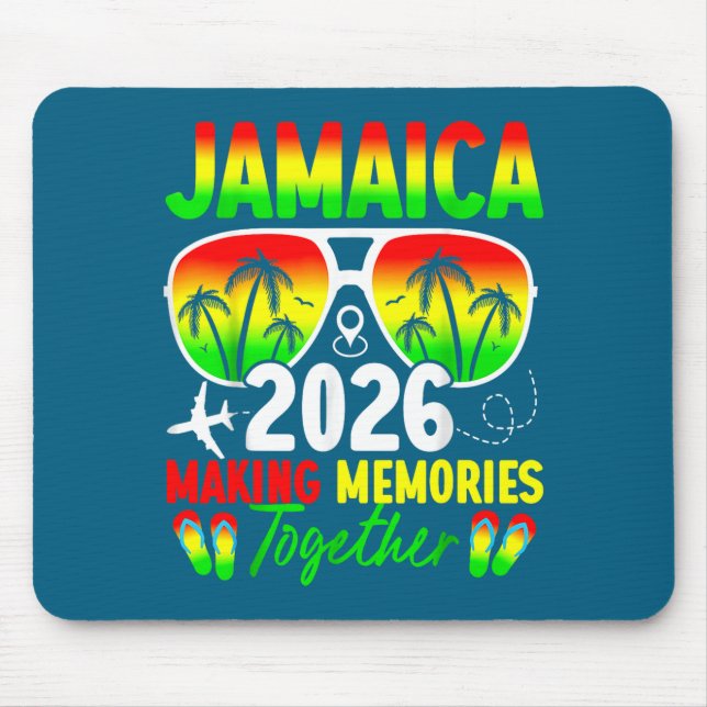 Jamaica Family Reunion 2026 Making Memories Vacati Mouse Mat (Front)