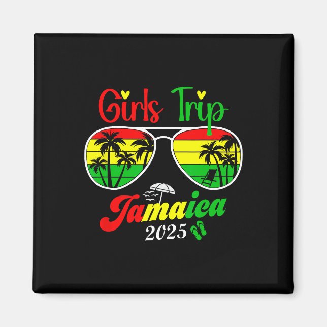 Jamaica Family Reunion Girls Trip 2025 Vacation Su Magnet (Front)