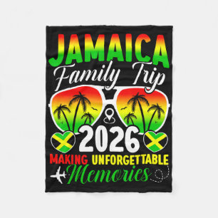 Jamaica Family Trip 2026 Making Memories Jamaica V Fleece Blanket