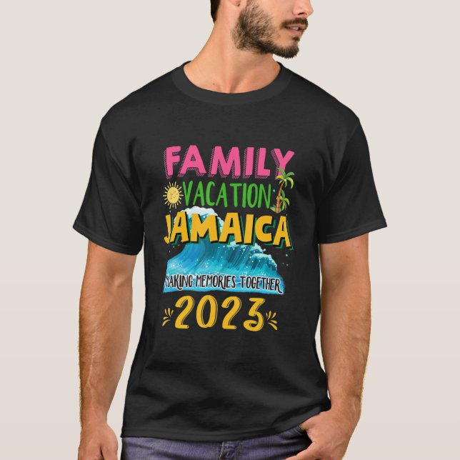 Jamaica Family Vacation 2023 Matching Family Summe T-Shirt (Front)